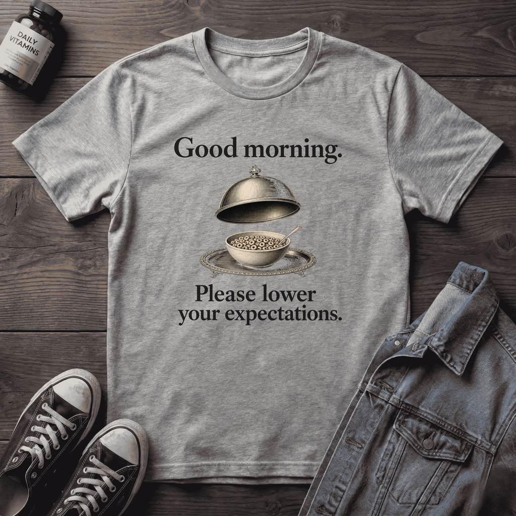 Good morning. Please lower your expectations.
