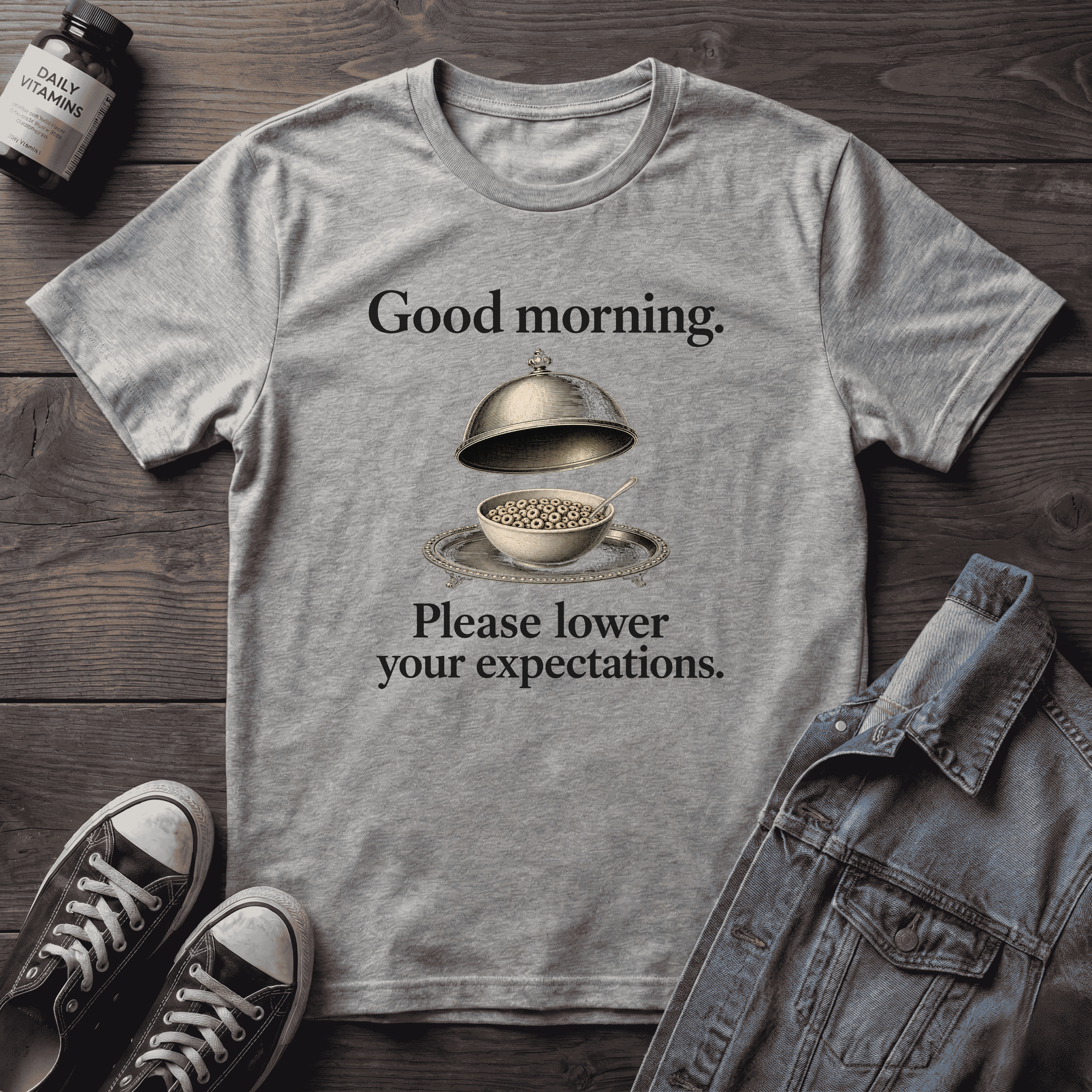 Good morning. Please lower your expectations.