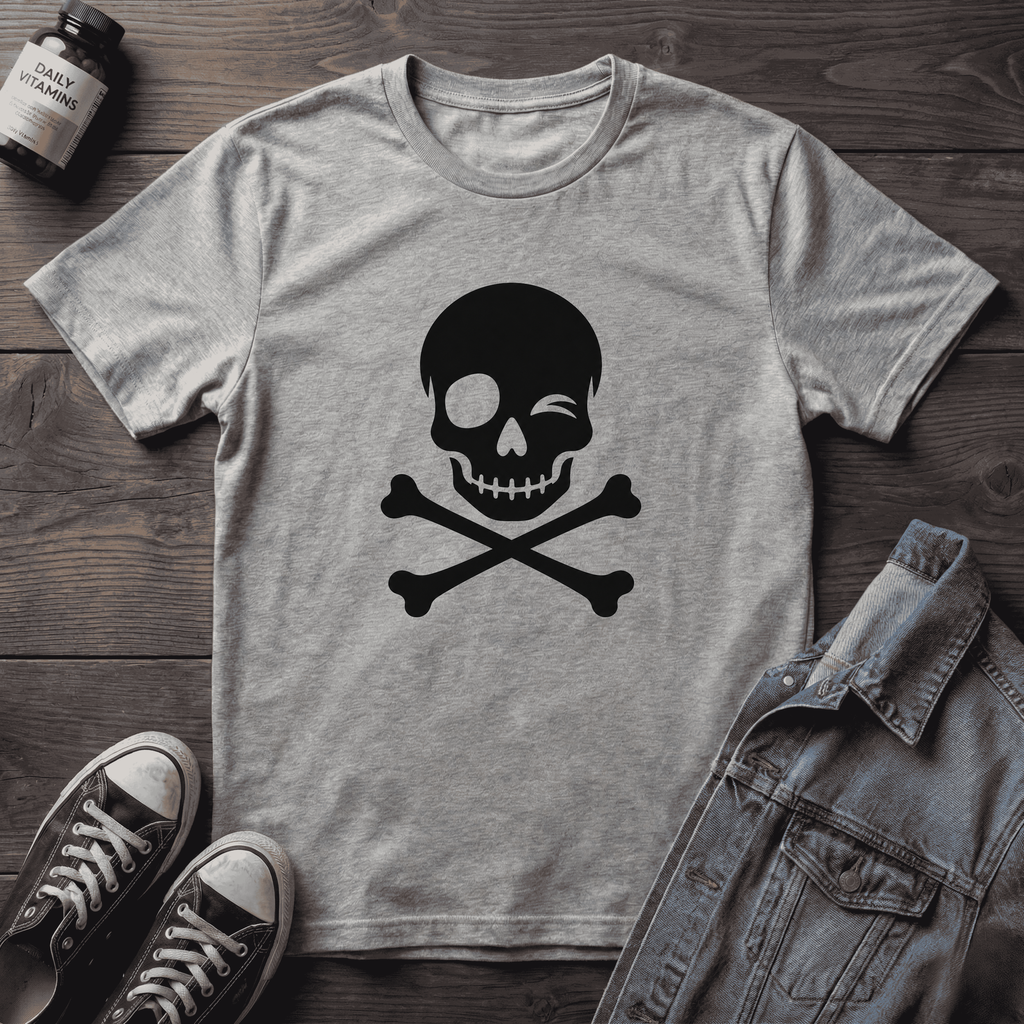 SKULL AND CROSSBONES WINK