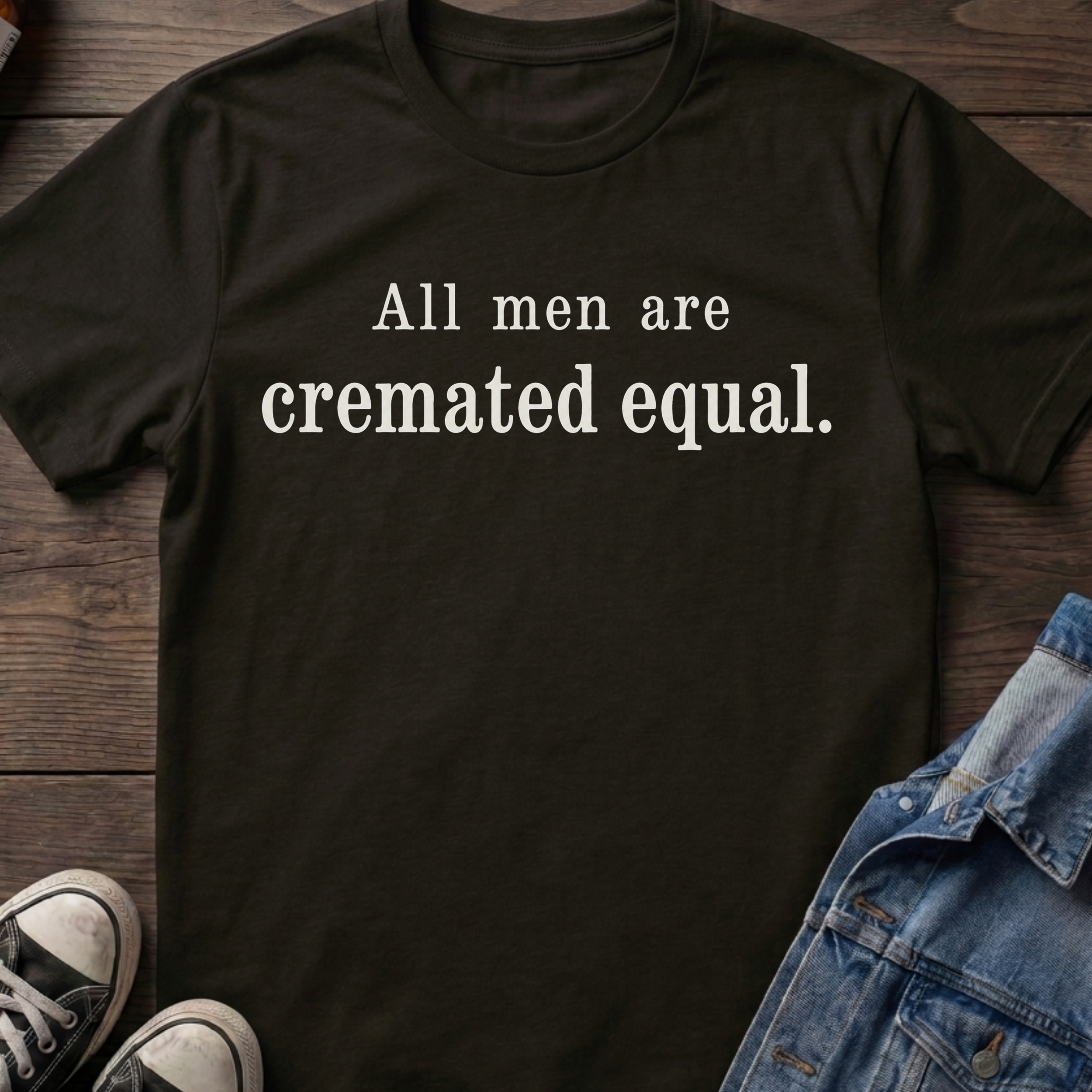 All men are cremated equal