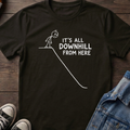All downhill T-shirt