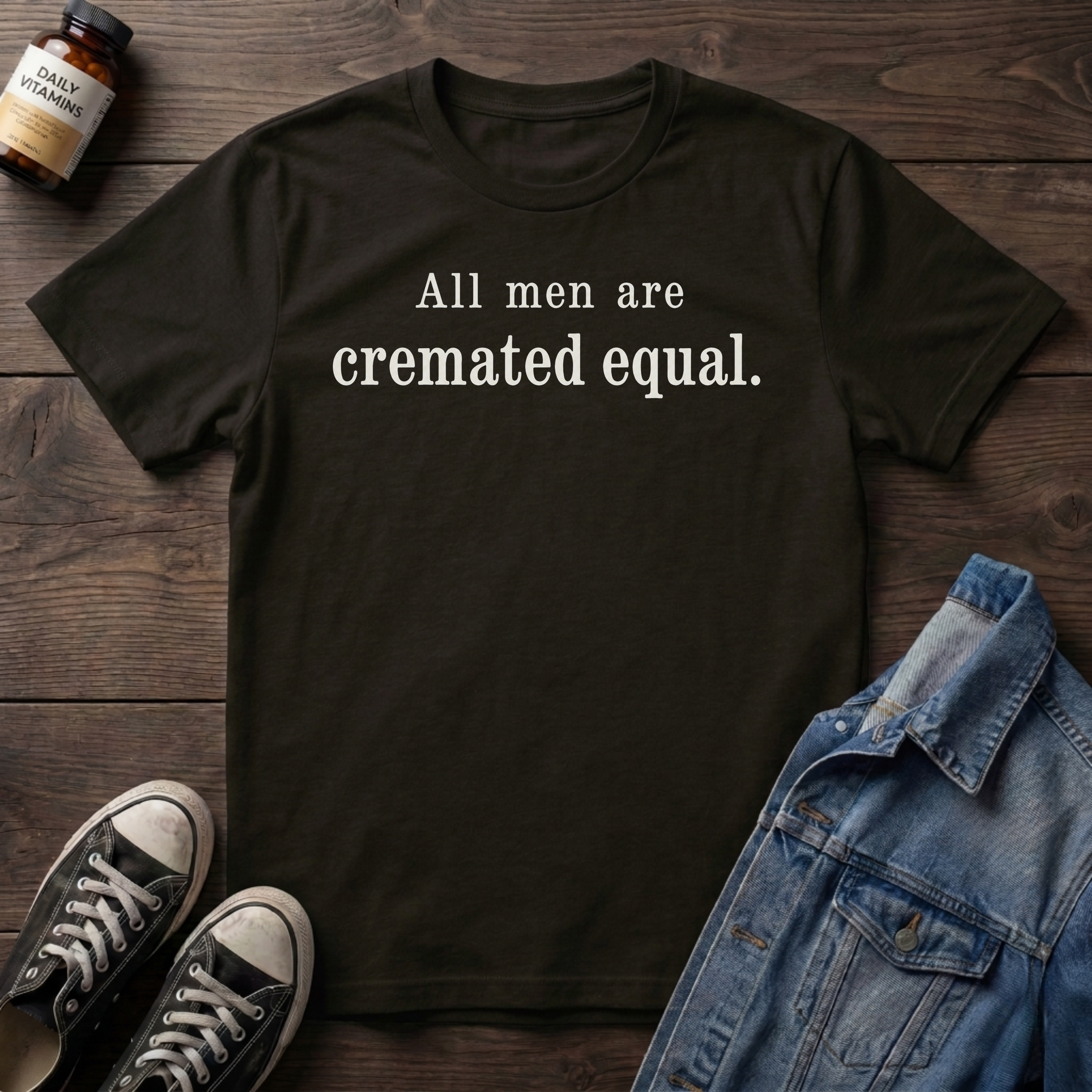 All men are cremated equal