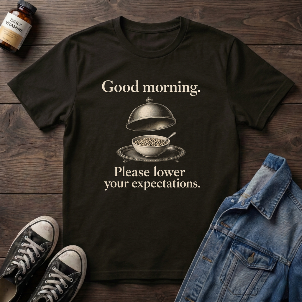 Good morning. Please lower your expectations.