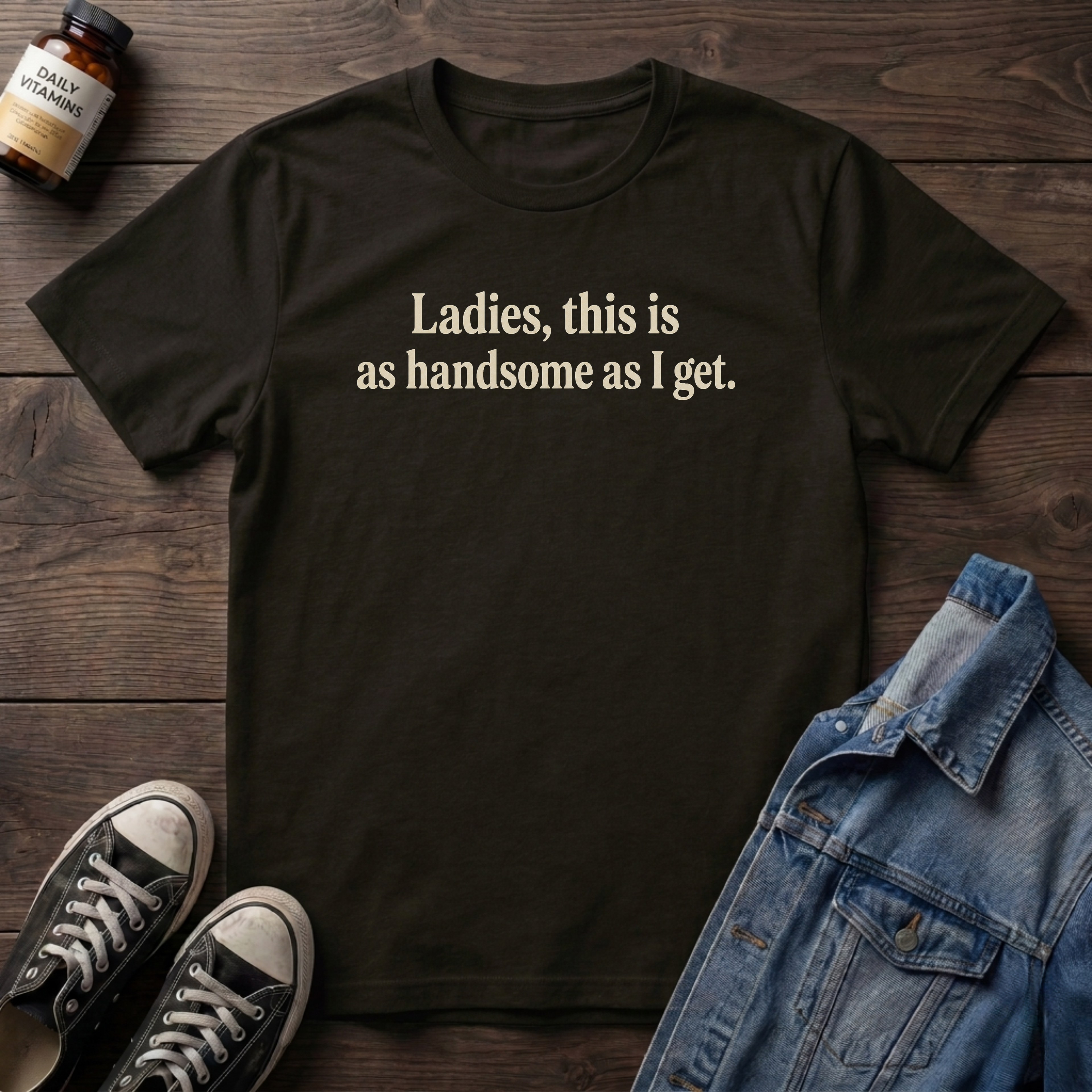 Ladies, this is as handsome as I get.