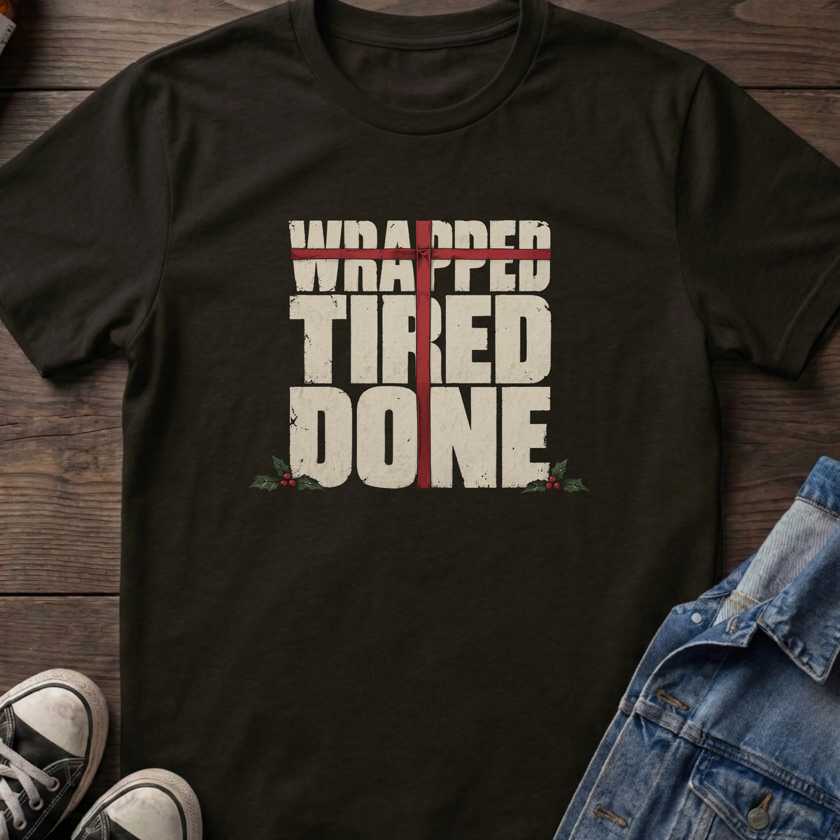 Wrapped Tired Done T-shirt