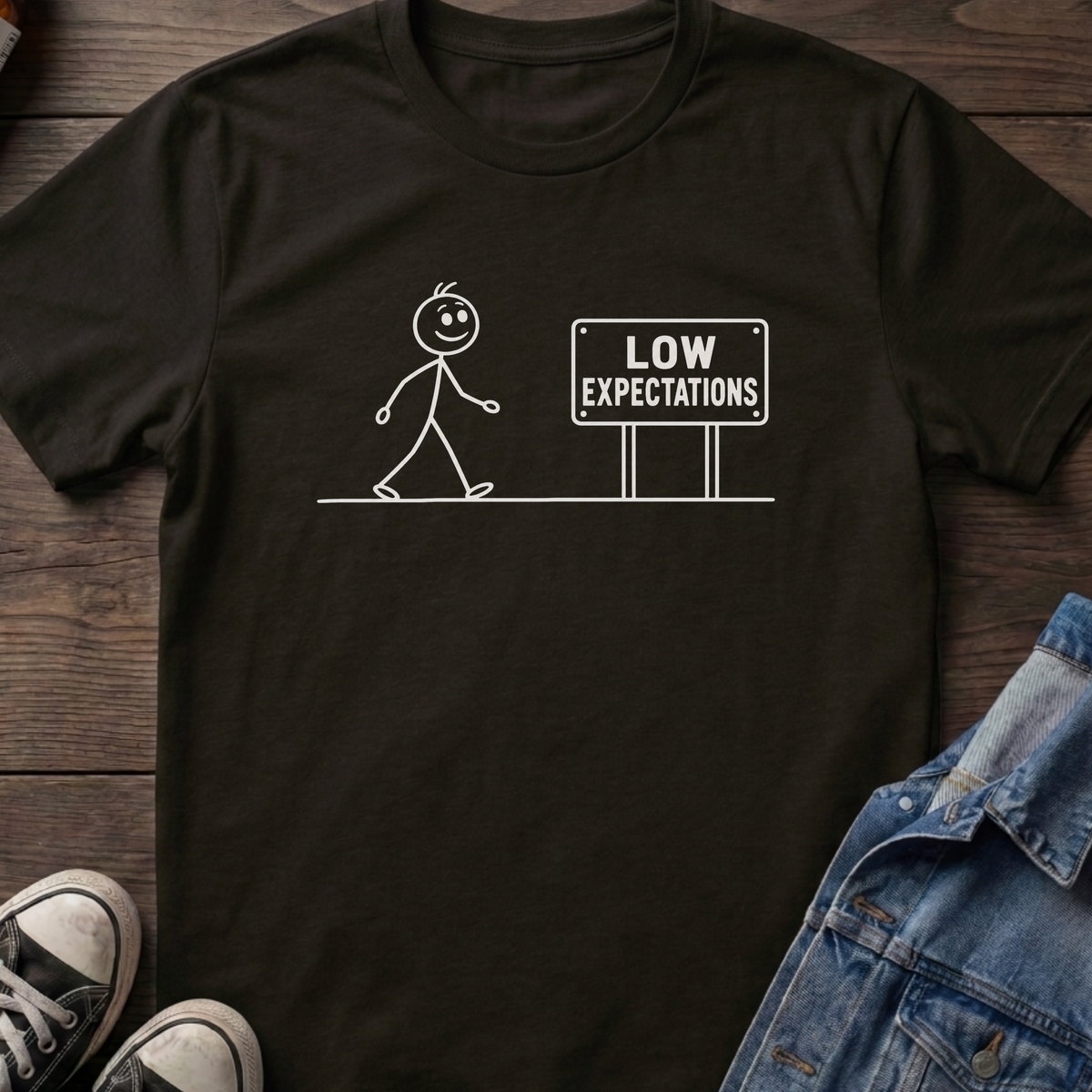 Low expectations T-shirt