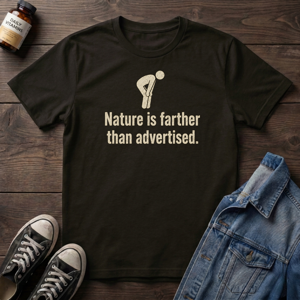 Nature is farther than advertised.
