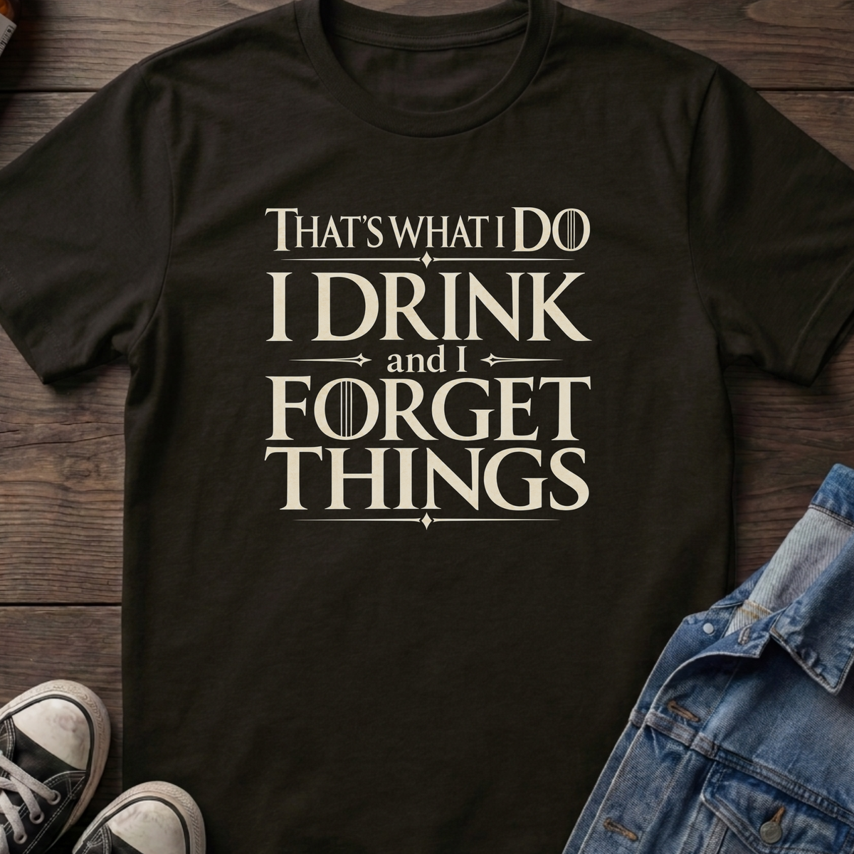 Drink and forget things T-shirt