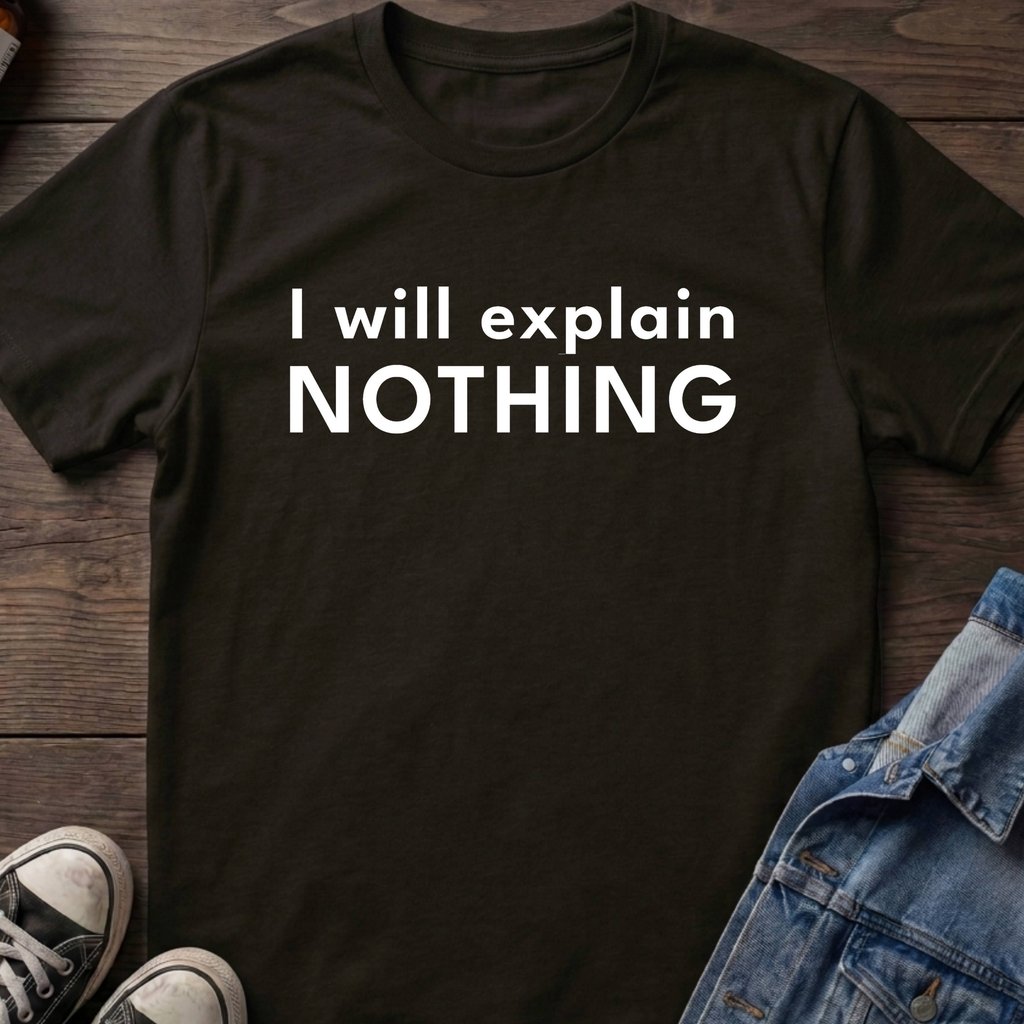 I will explain Nothing