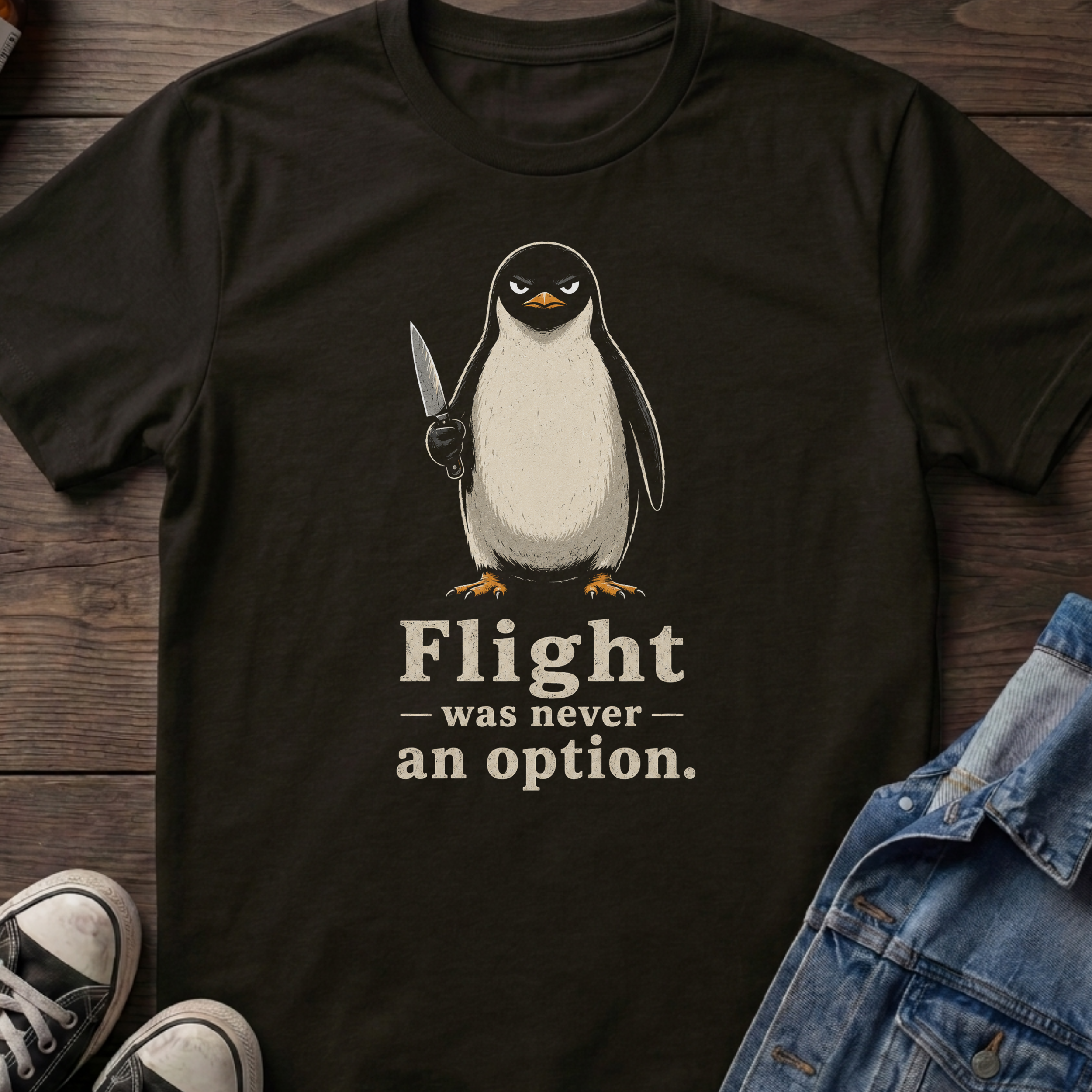 Flight was never an option