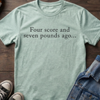 Four score and seven pounds ago...
