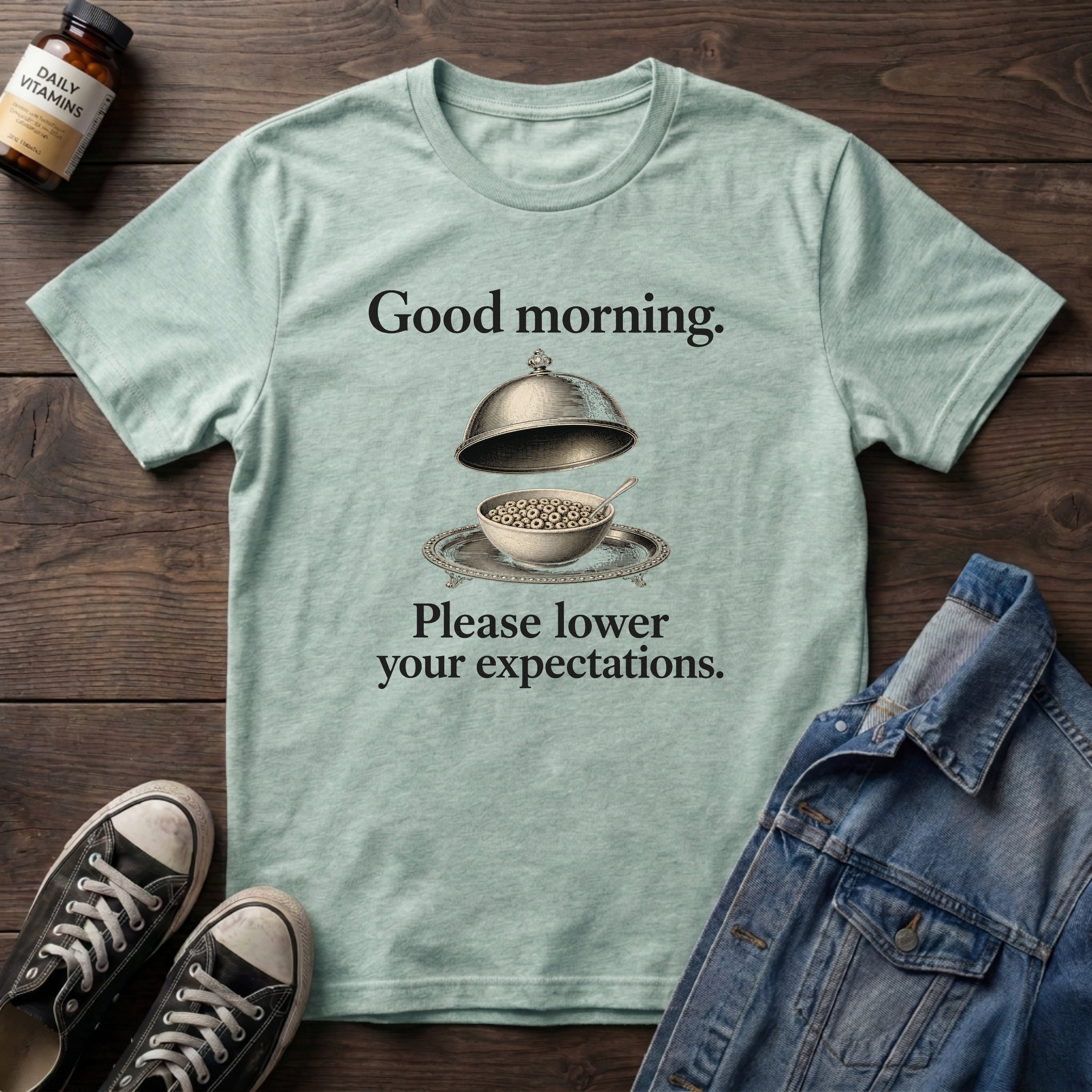 Good morning. Please lower your expectations.