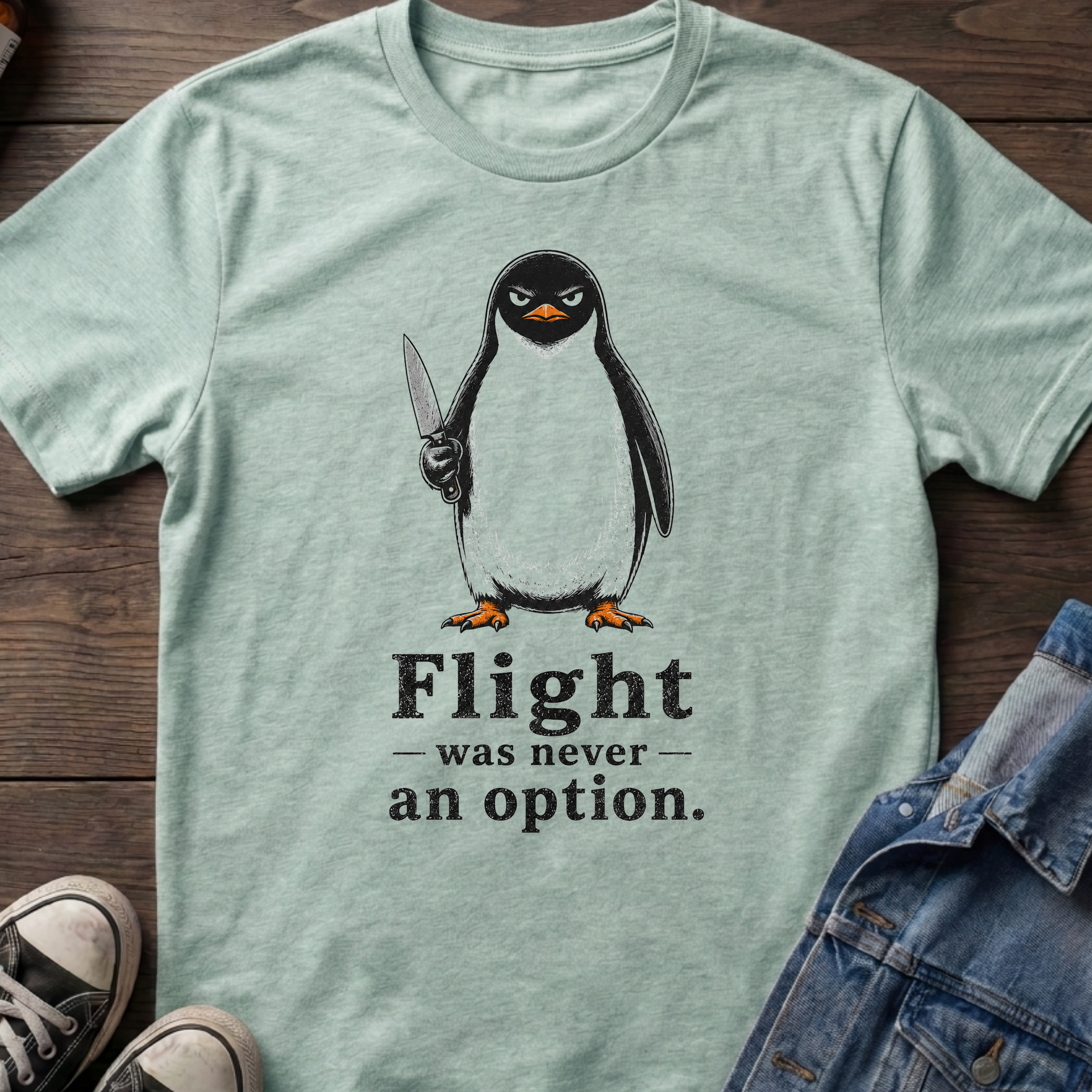 Flight was never an option
