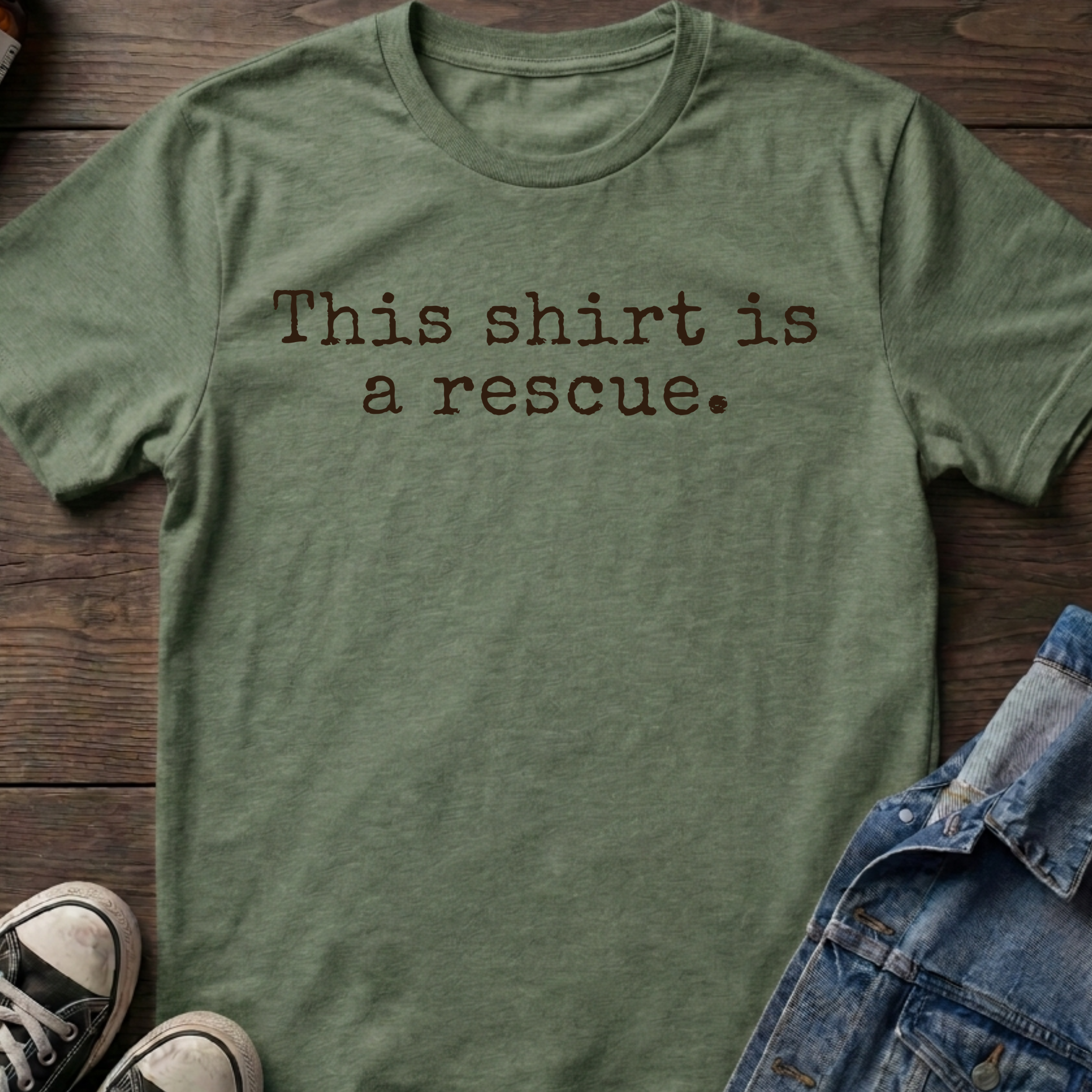 This shirt is a rescue.