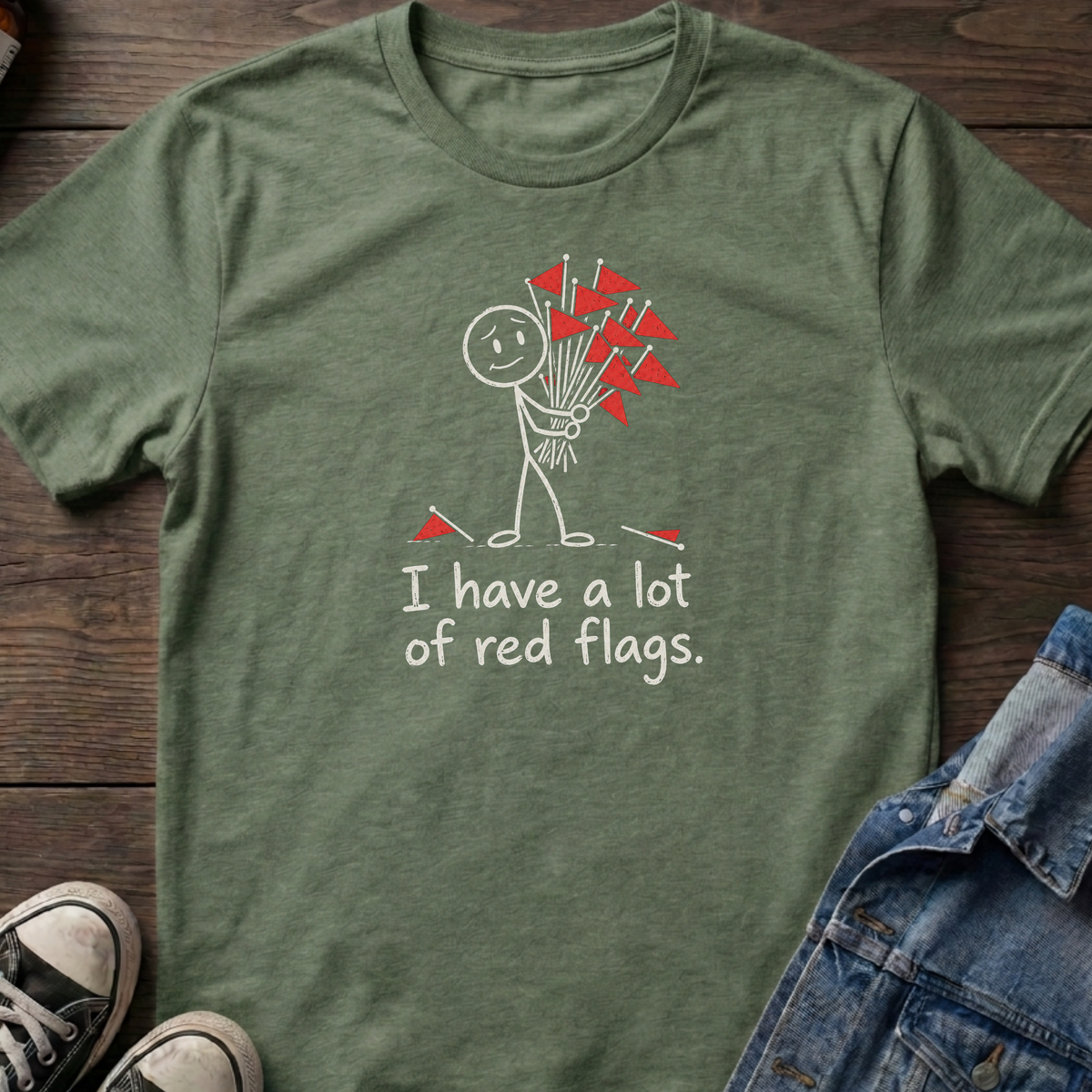 Lots of red flags T-shirt