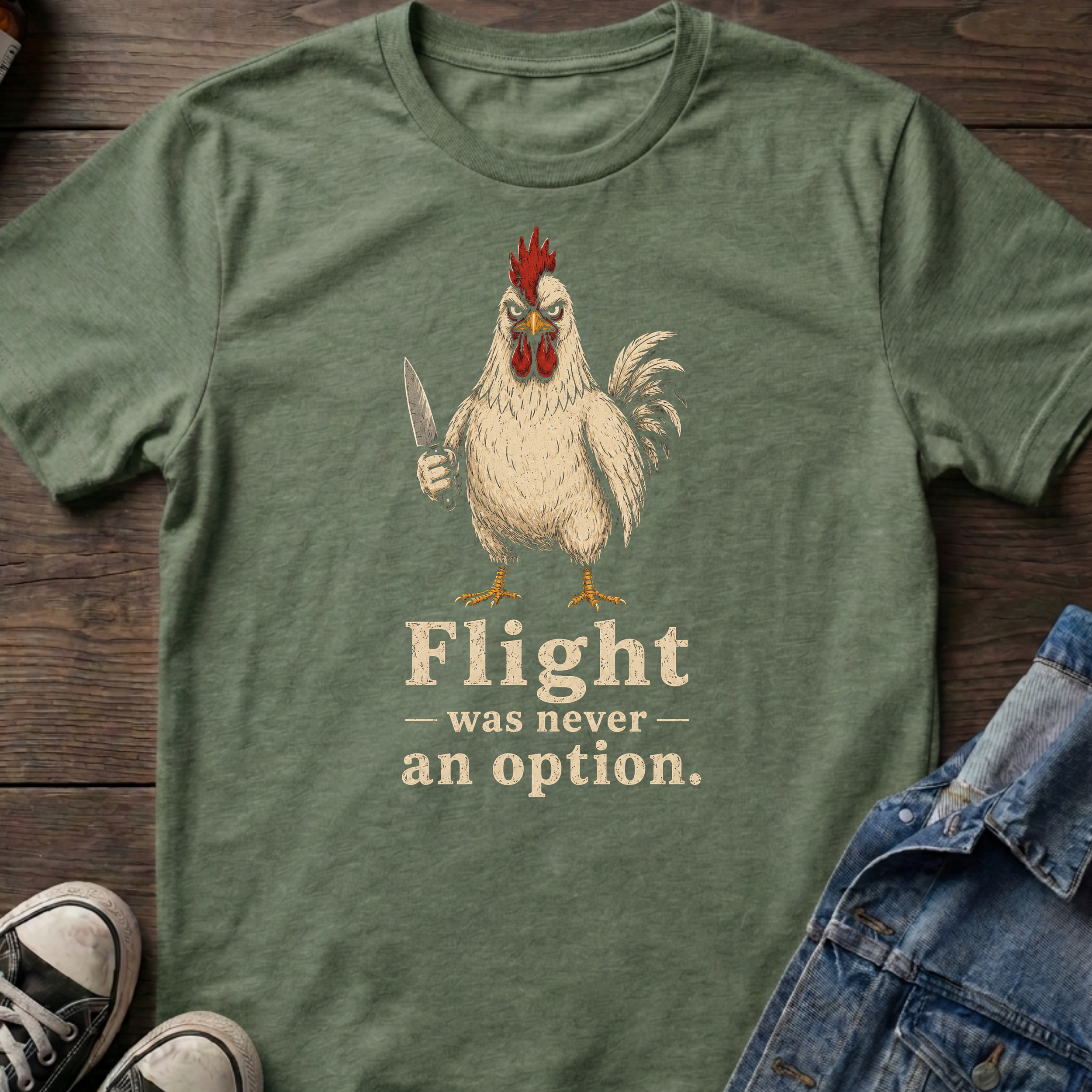 Flight was never an option - Rooster