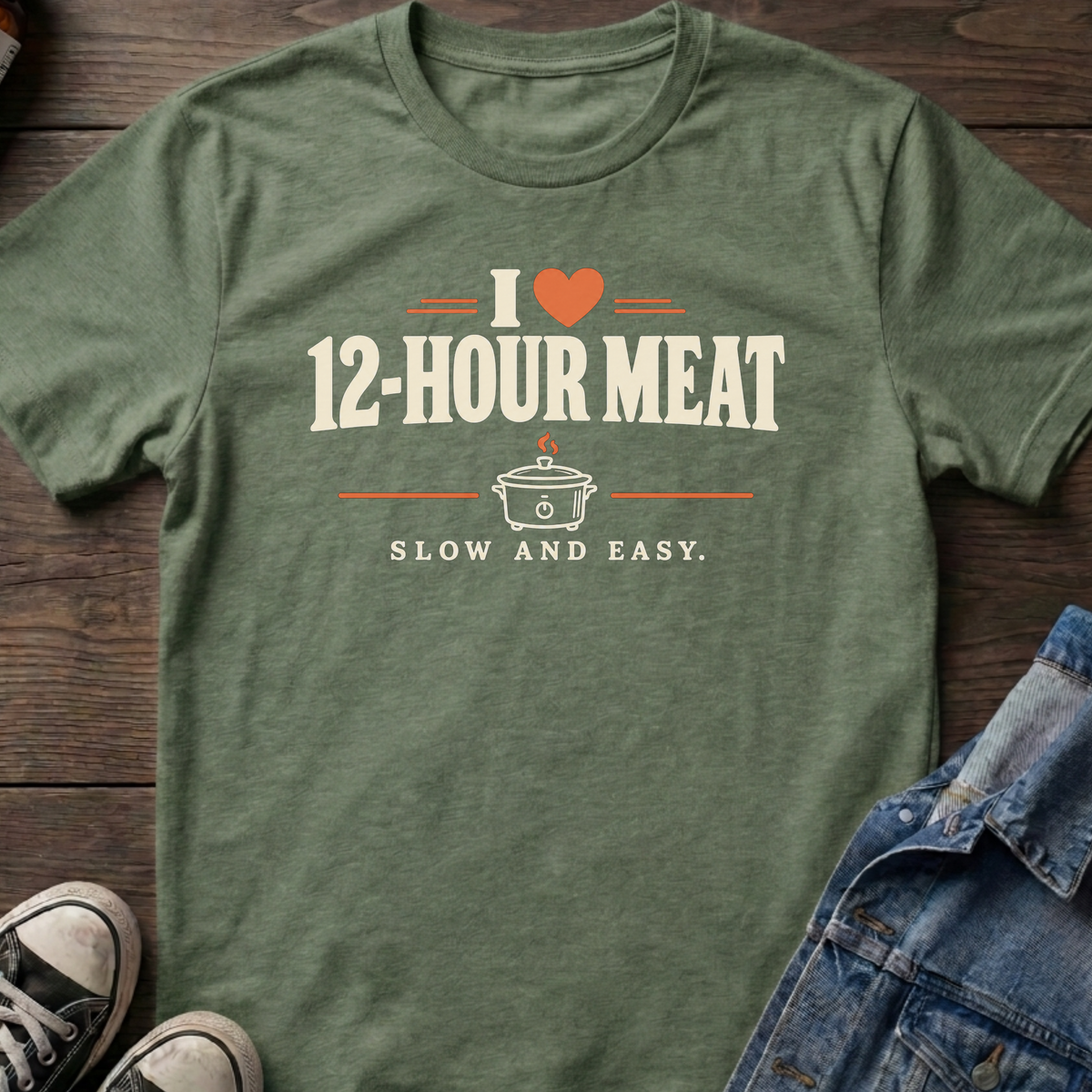 12-hour meat T-shirt