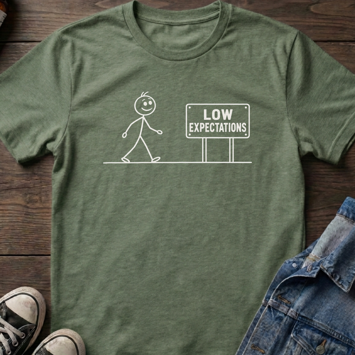 Low expectations T-shirt