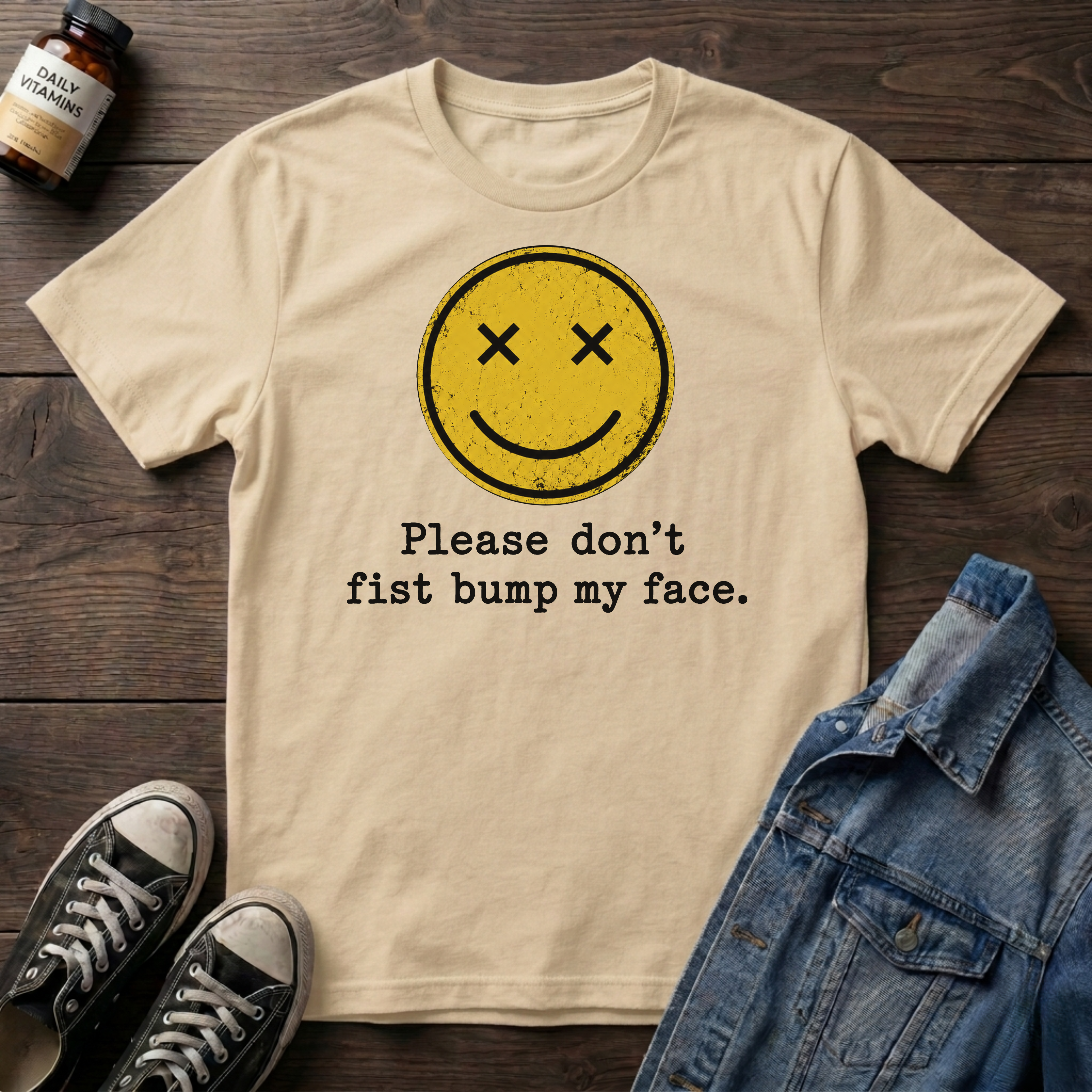 Please don't fist bump my face.