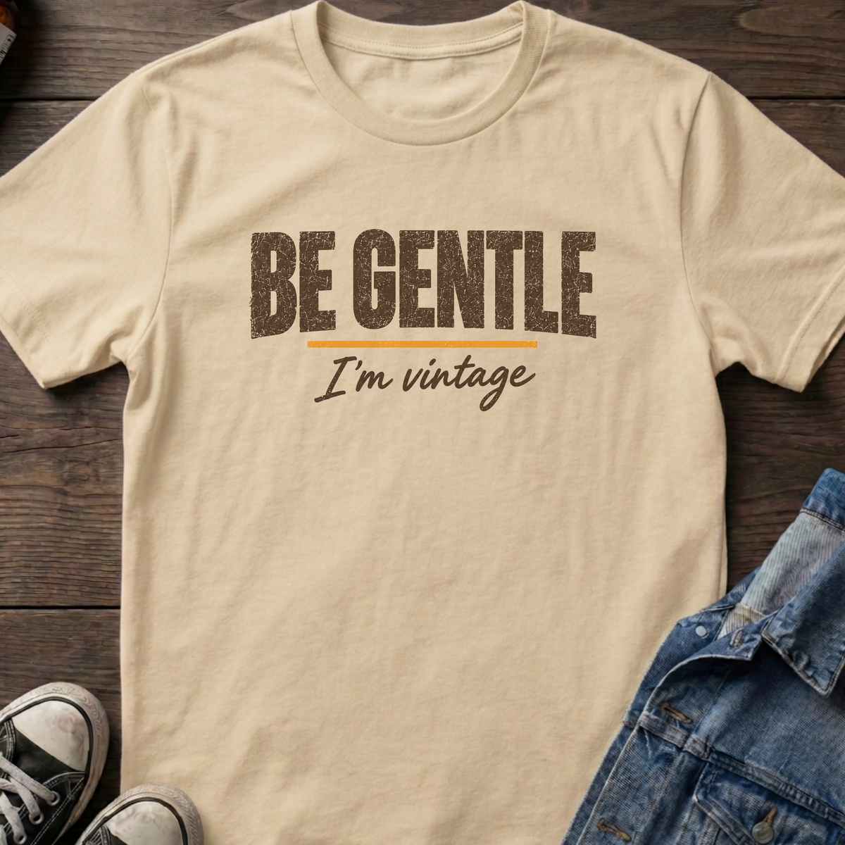Be gentle, I'm vintage T-shirt