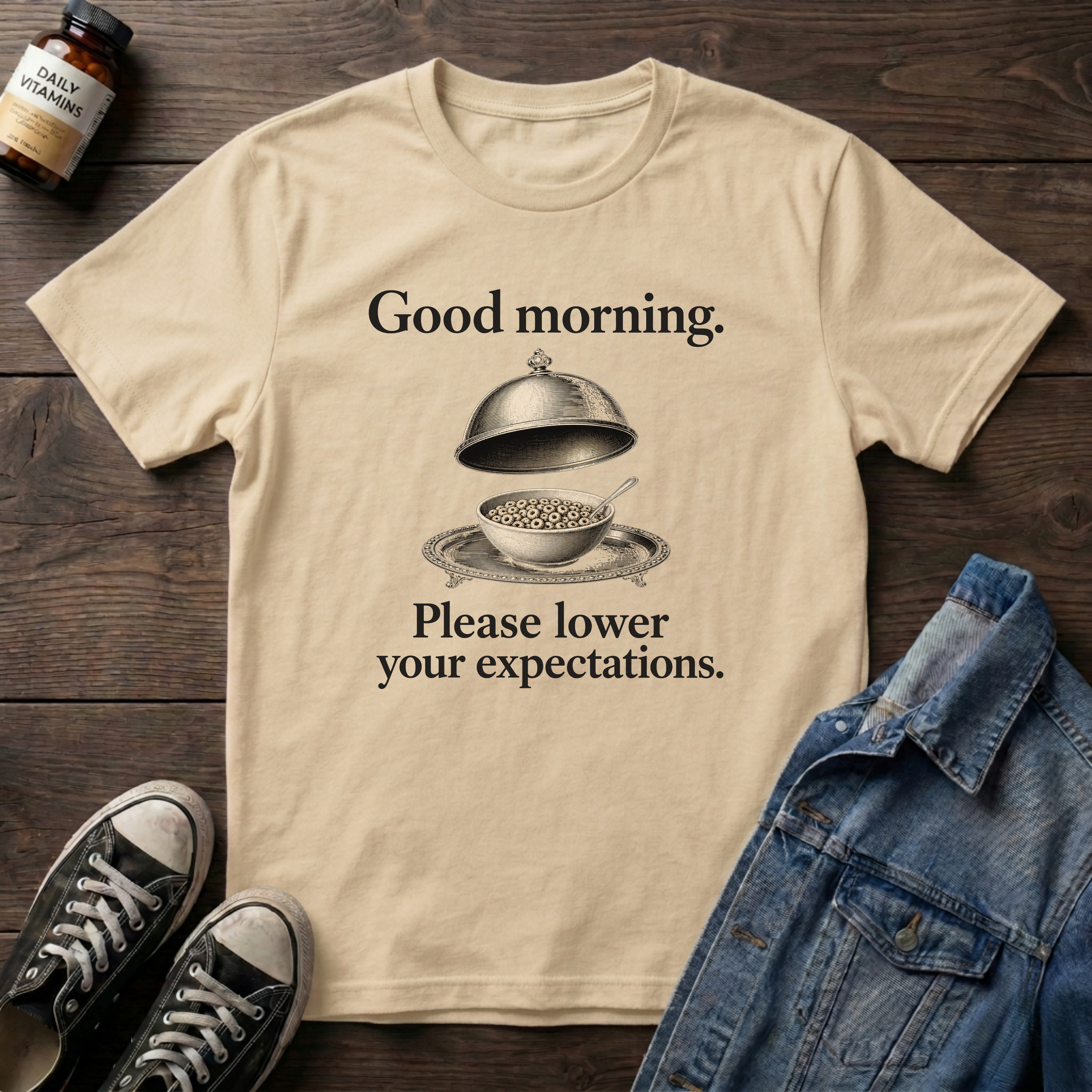Good morning. Please lower your expectations.