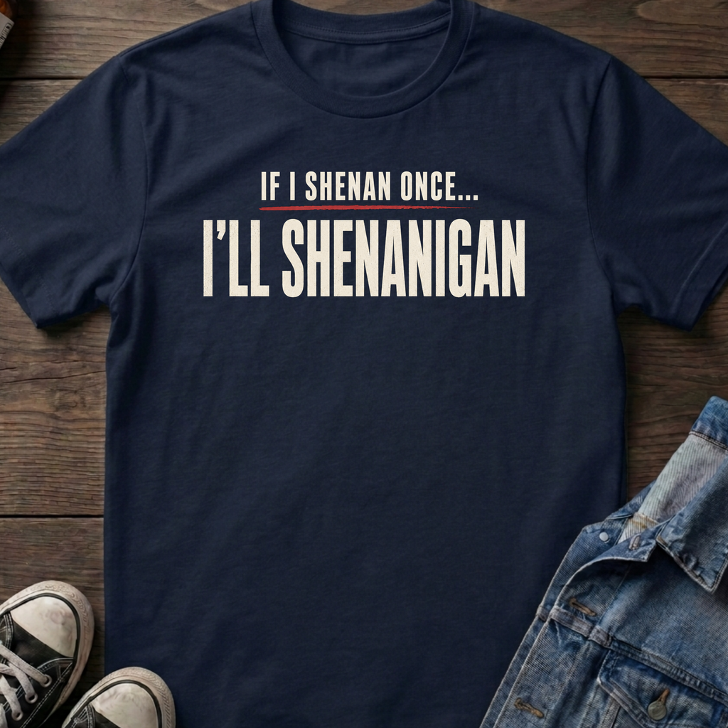 IF I SHENAN ONCE... I'LL SHENANIGAN