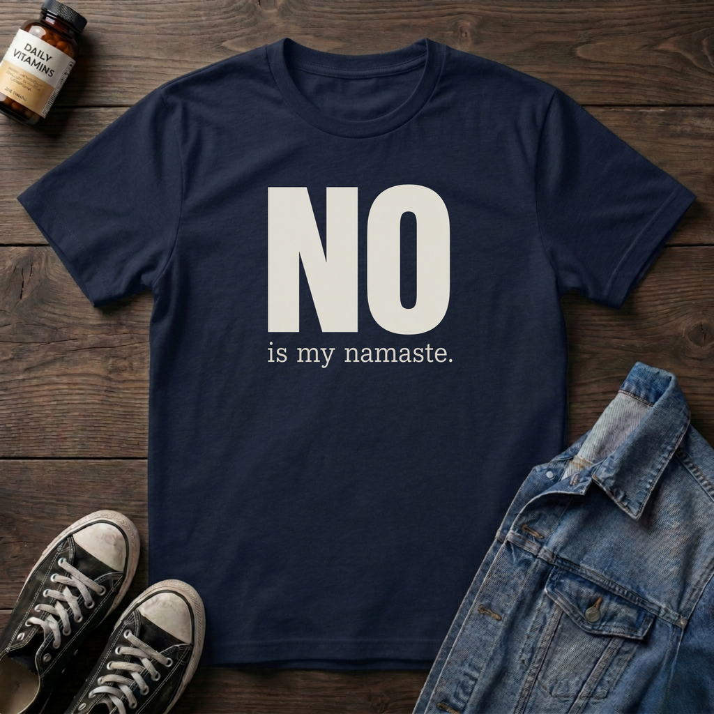 NO is my namaste (BOLD).