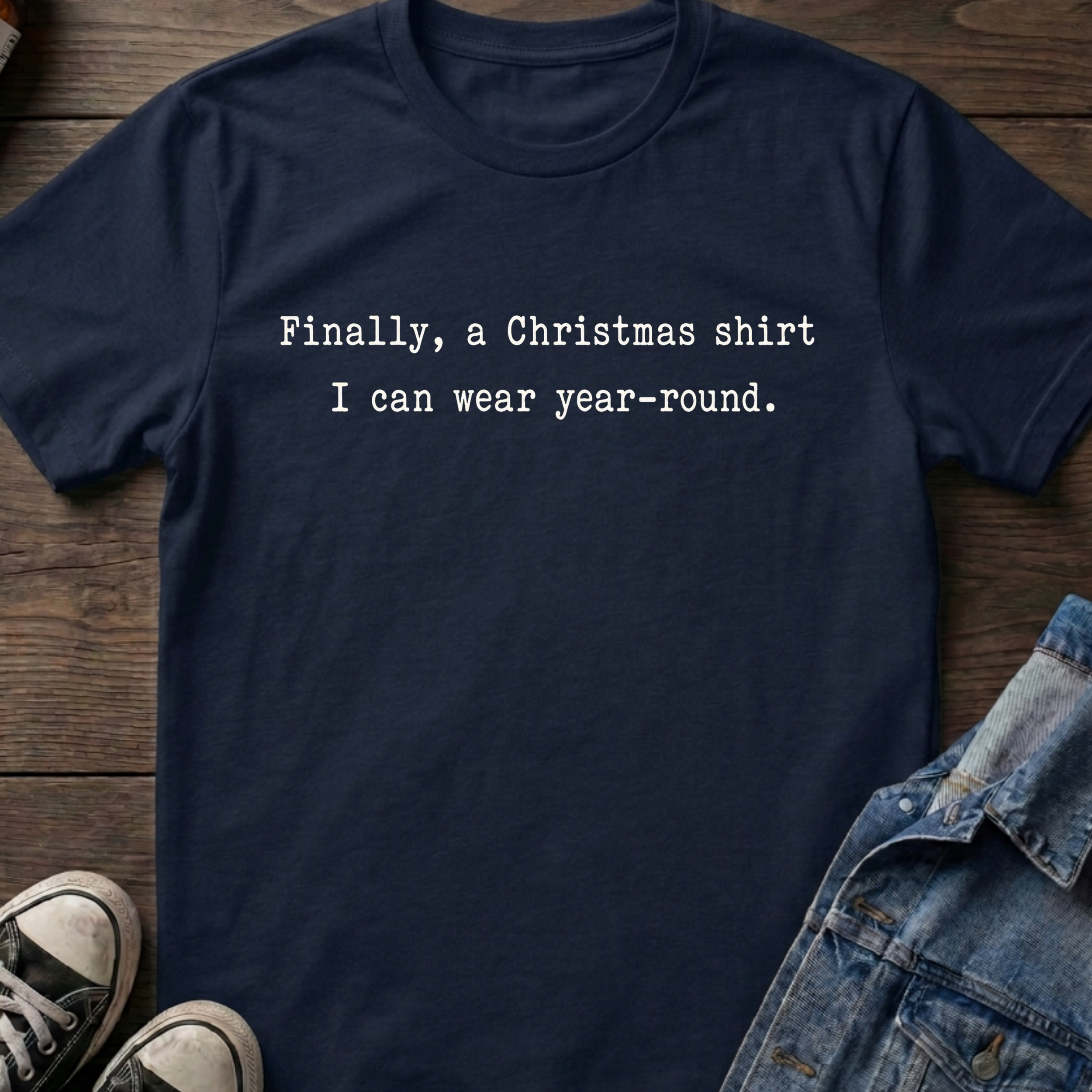 Finally, a Christmas shirt I can wear year-round.