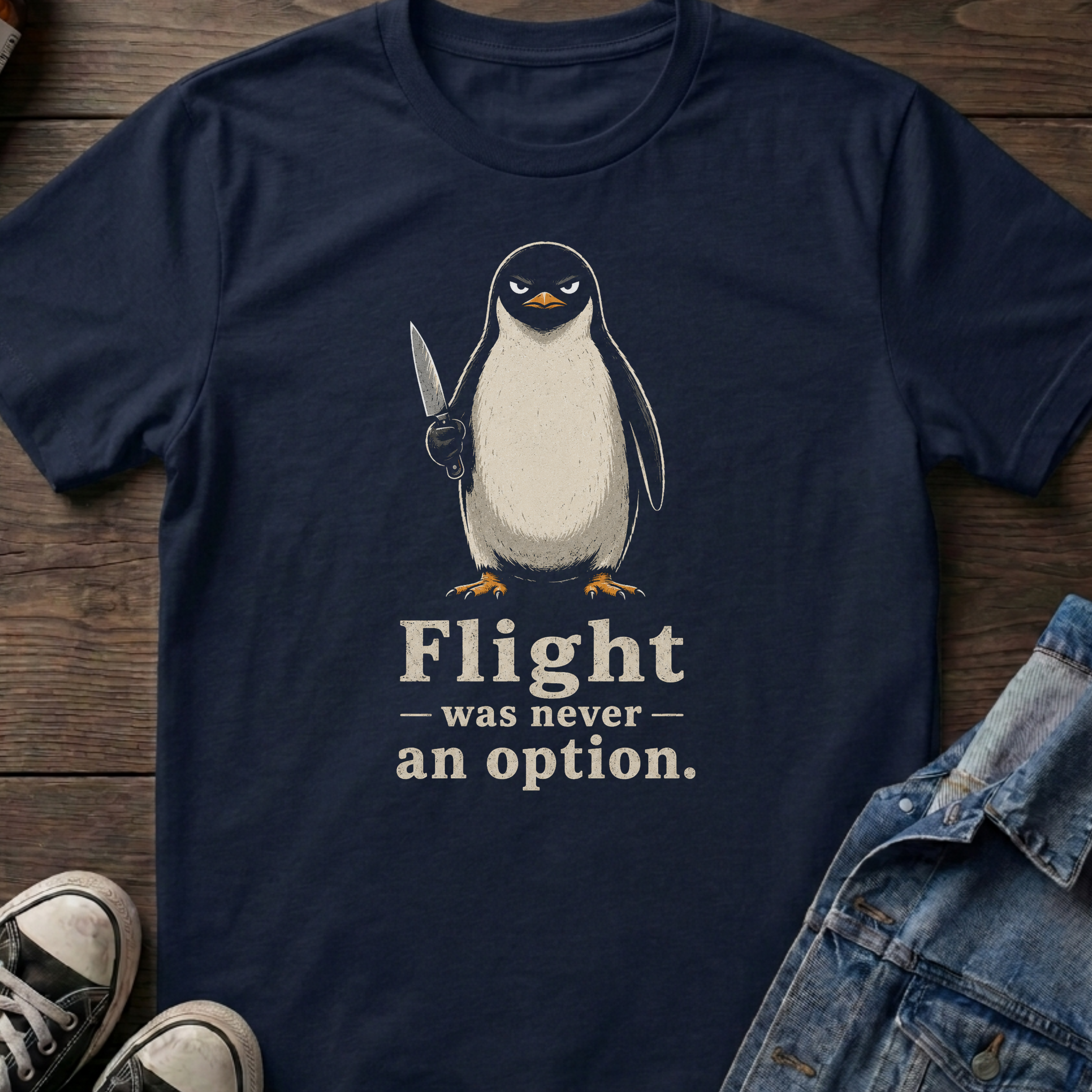 Flight was never an option