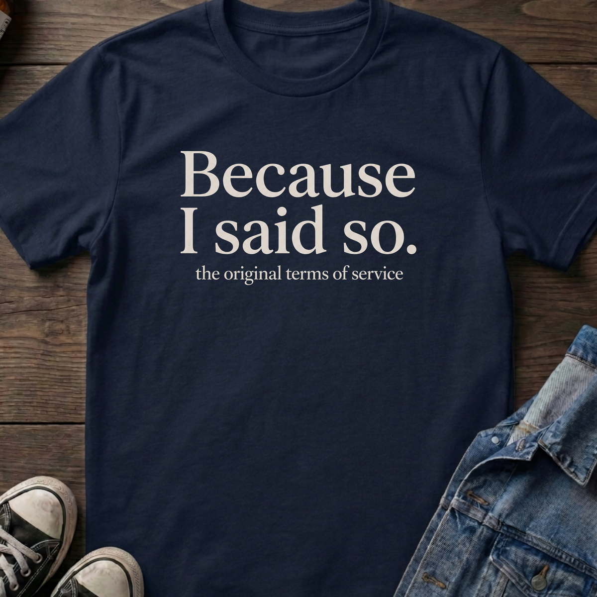 Because I said so.