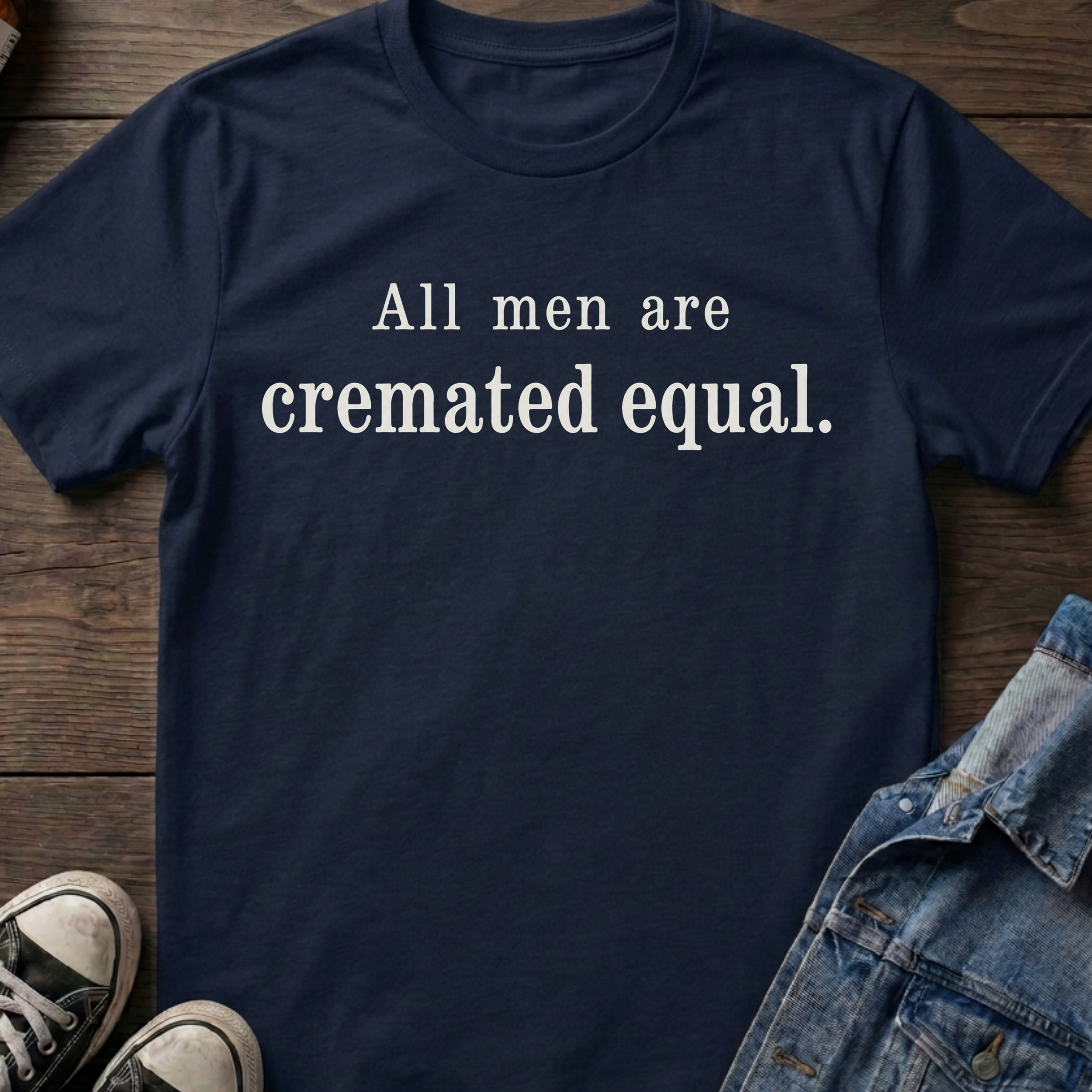 All men are cremated equal