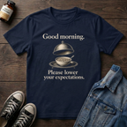 Good morning. Please lower your expectations.