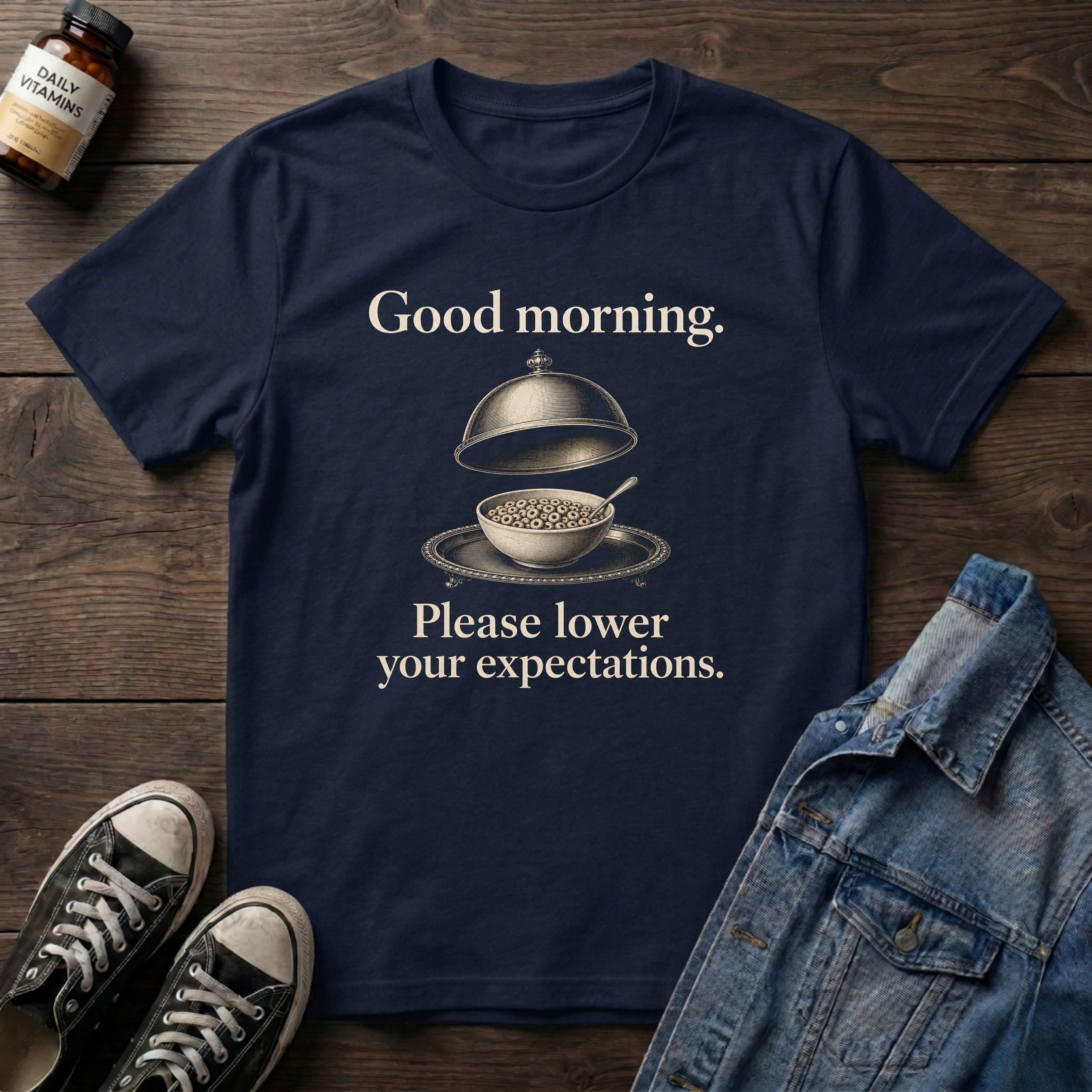 Good morning. Please lower your expectations.