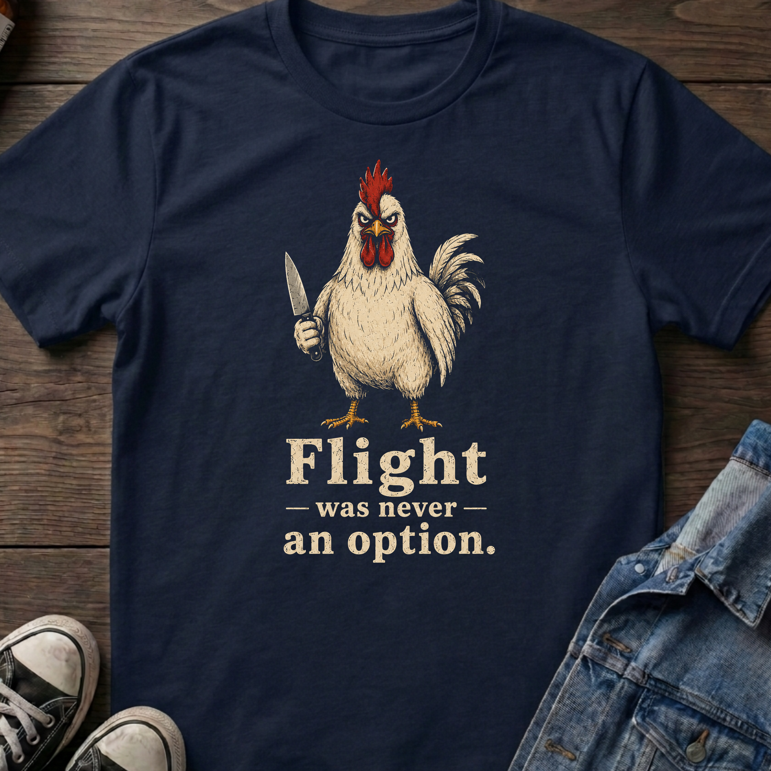 Flight was never an option - Rooster