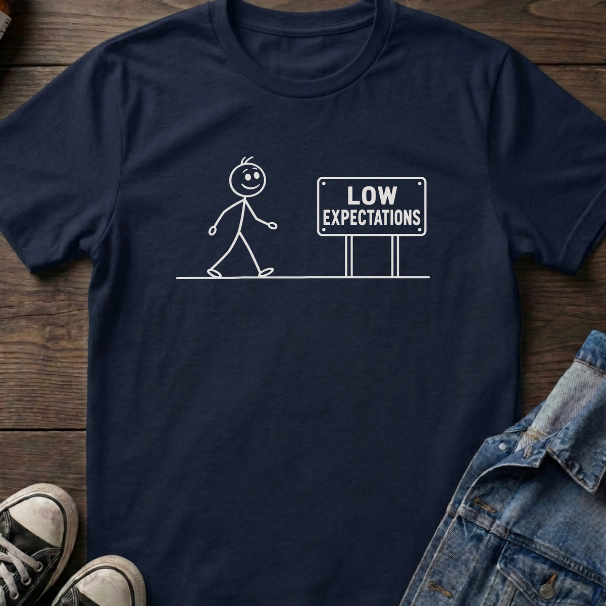Low expectations T-shirt