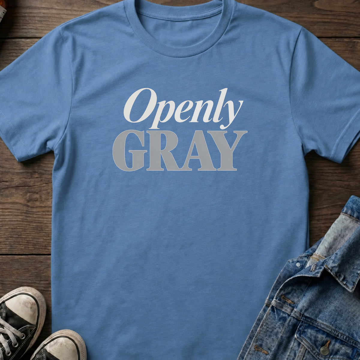 Openly gray T-shirt