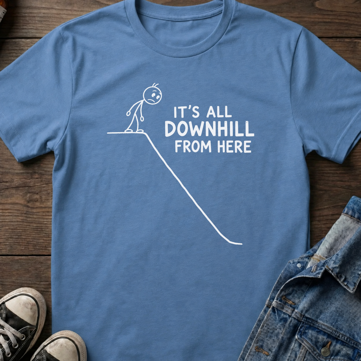 All downhill T-shirt