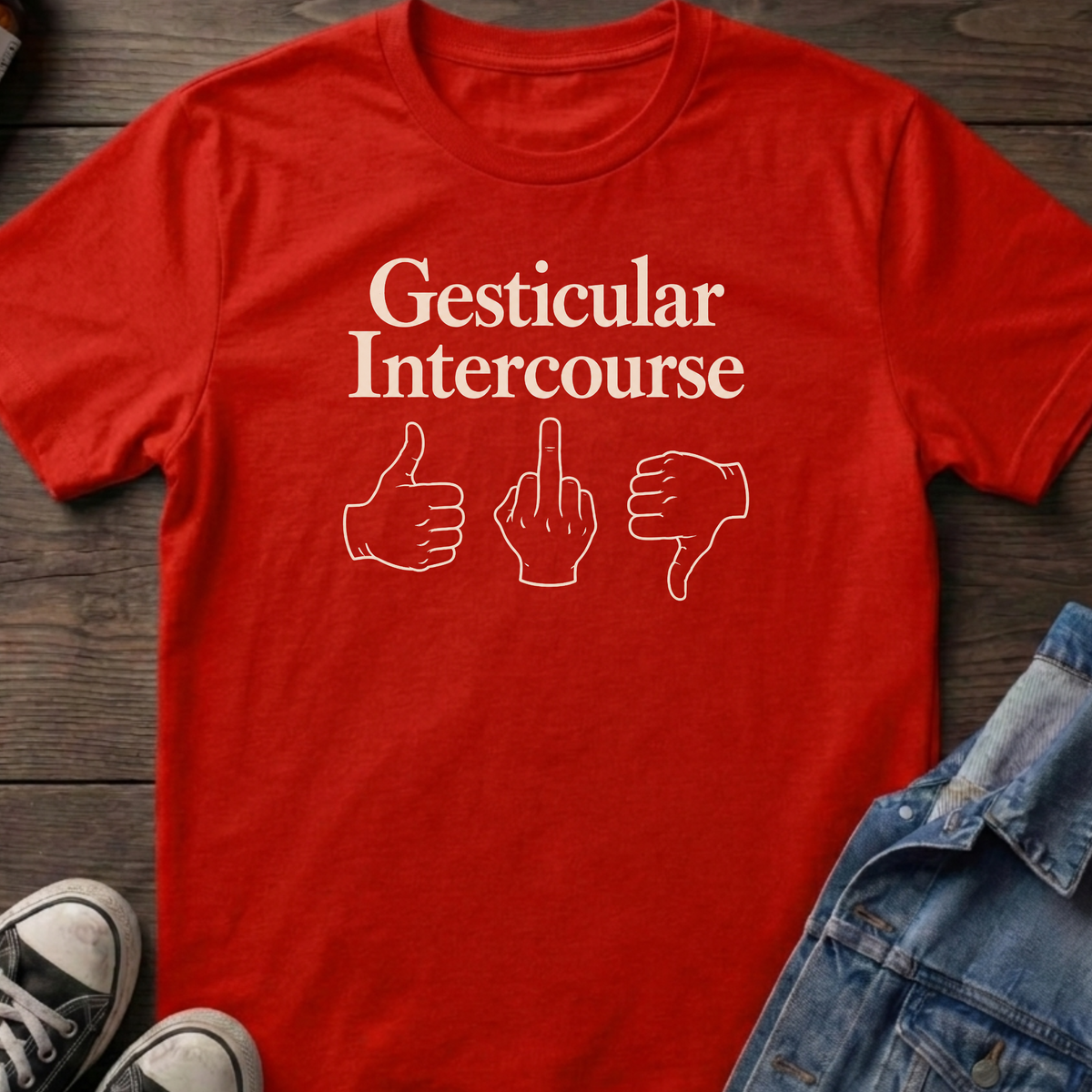 Gesticular intercourse T-shirt