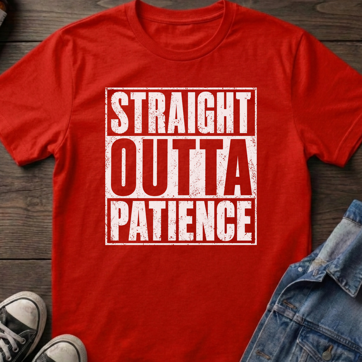 Strait outta patience T-shirt