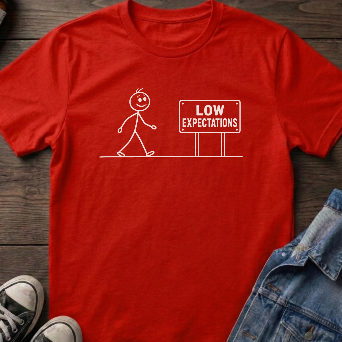 Low expectations T-shirt
