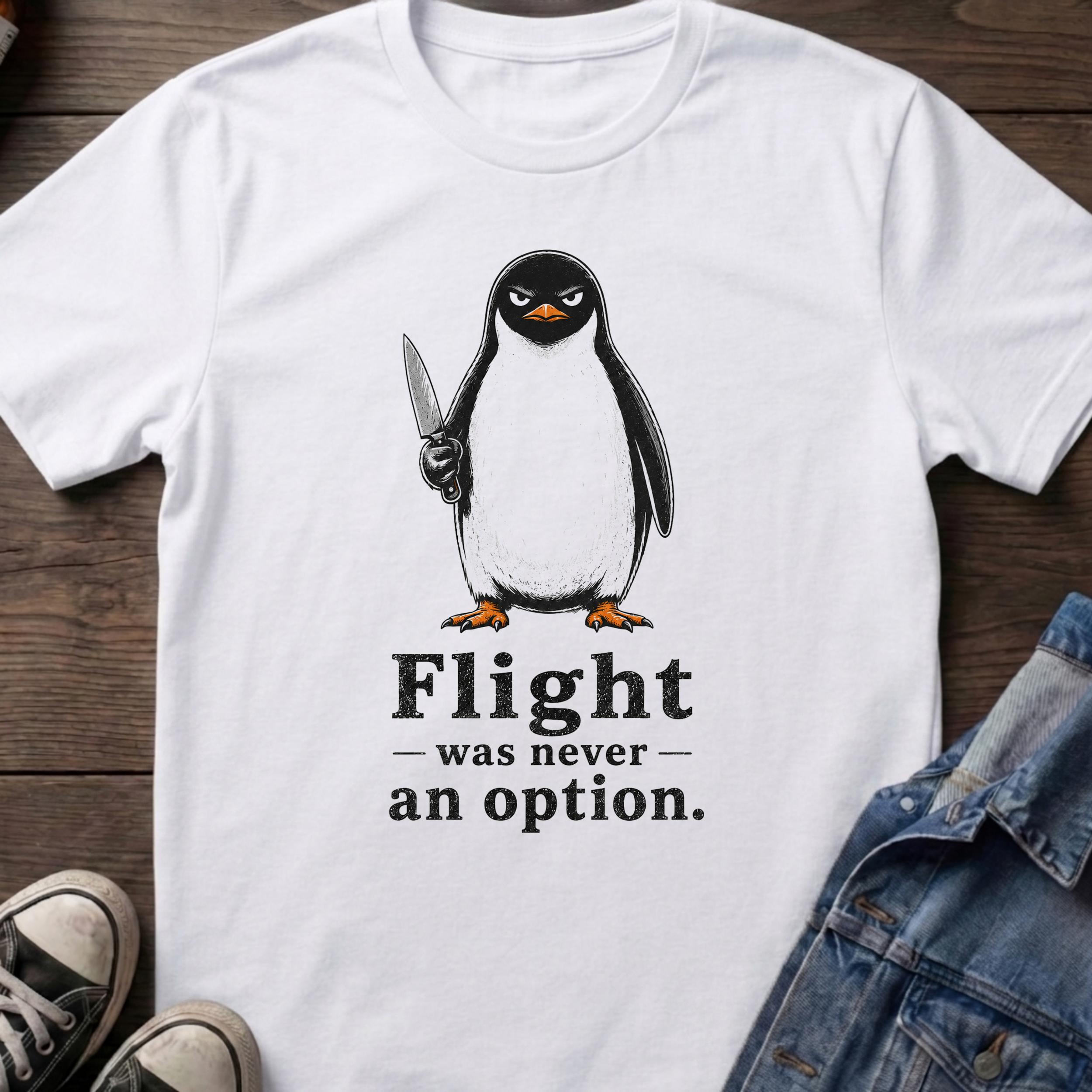 Flight was never an option