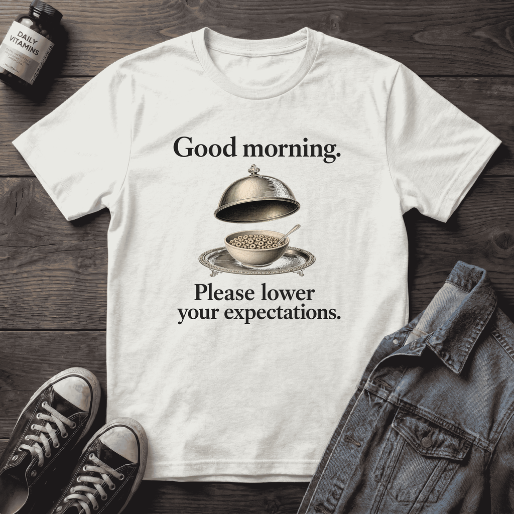 Good morning. Please lower your expectations.