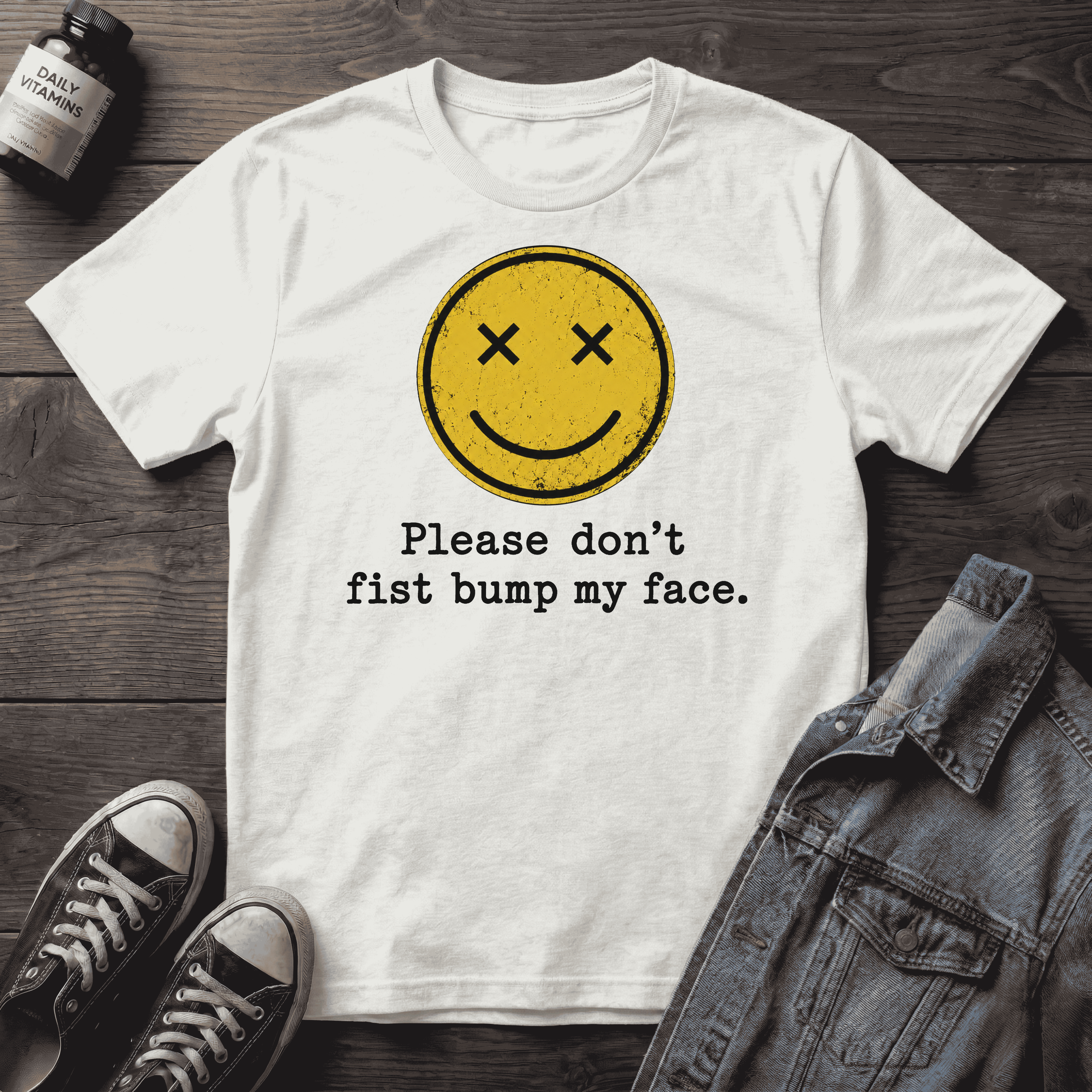 Please don't fist bump my face.